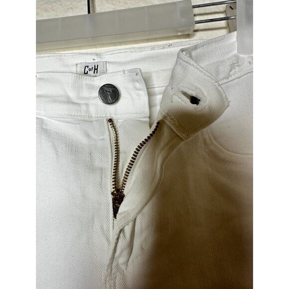 Citizens Of Humanity Jeans Womens 26 White Rocket Crop High Rise Skinny Zip - Picture 11 of 16